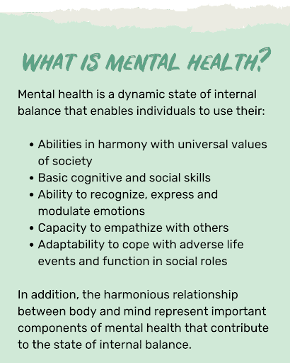 What is mental health? 